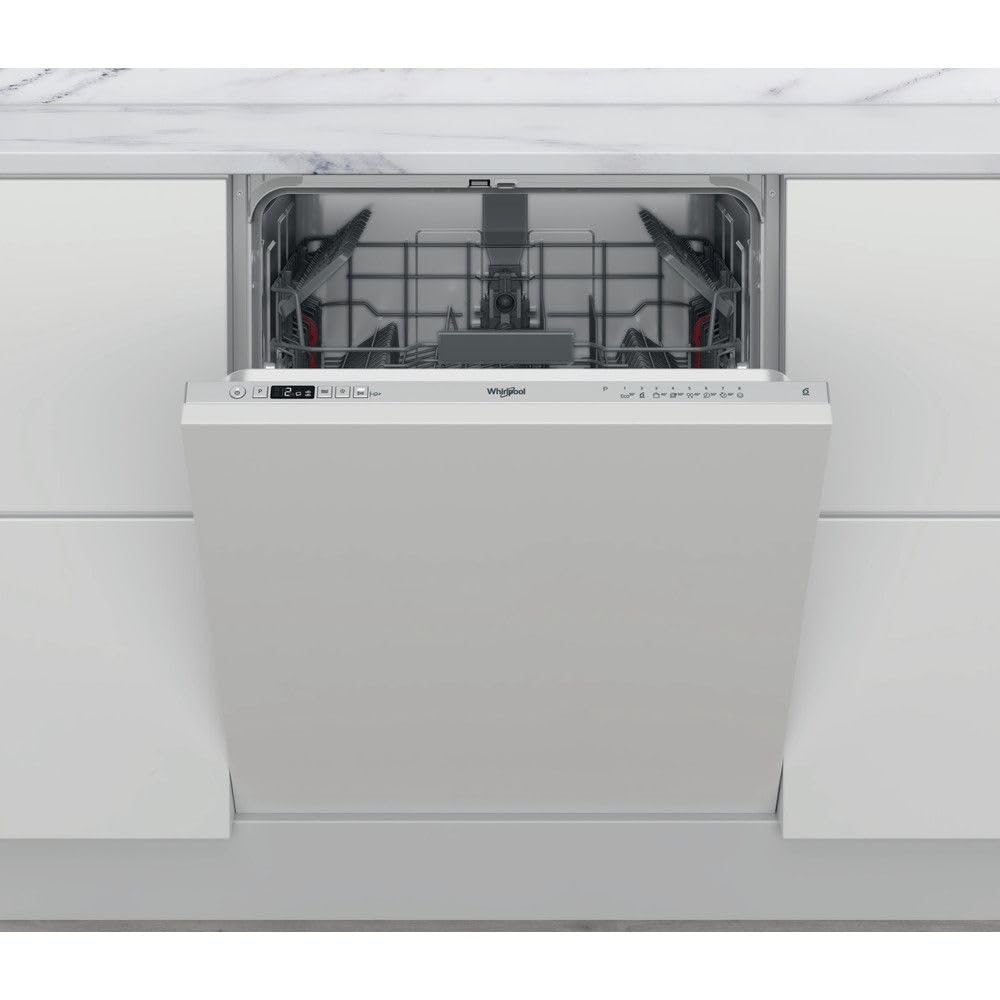 Whirlpool WRIC 3C26 Totalmente integrado 14cubiertos A++ lavavajilla - Lavavajillas (Totalmente integrado, Acero inoxidable, Botones, Sensor, 1,3 m, 1,55 m, 1,5 m)
