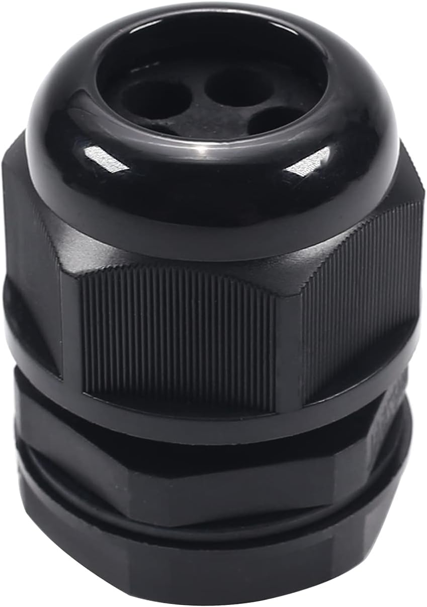 Heyiarbeit 4Pcs M20 Waterproof Cable Gland - Plastic Adjustable Cable Connector For Control Boxes & Machinery