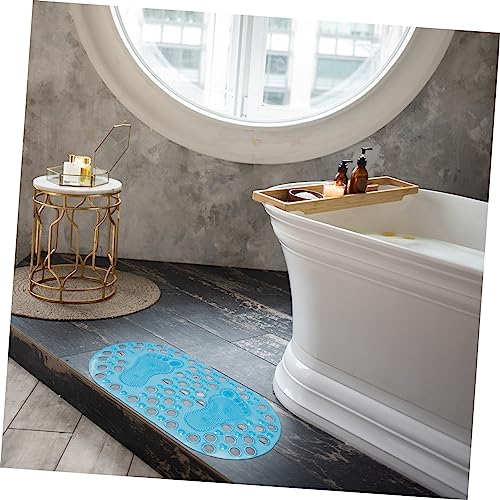 Tapis de douche antidérapant avec massage pour une salle de bain moderne