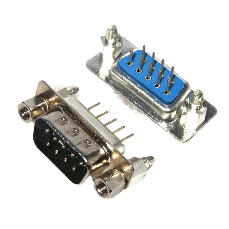 Image of 1pc DB9 RS232 Solderless Connector D-SUB 9 Pin Male Female Plug Socket RS485 Breakout Terminals DB 9-pin Connectors(B)