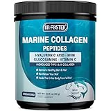 DRFOSTER Marine Collagen Peptides Powder for Joint Support, Hydrolyzed Type I & III Fish Collagen with MSM + GC, Hyaluronic Acid & Vitamin C for Skin, Hair & Nails, Wild-Caught Fish, 35 Servings