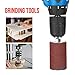 Drum Sander Kit, 20pcs Spindle Sanding Drum Sander Tool Kit Set with Case for Drill Press for Home Improvement Hobbies Carpentry