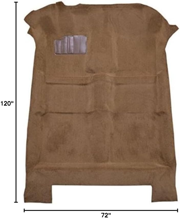 ACC Automotive Carpet Compatible with 1985 to 1993 Cadillac Coupe DeVille, 2 Door, Front Wheel Drive (810-Brown Plush Cut Pile)