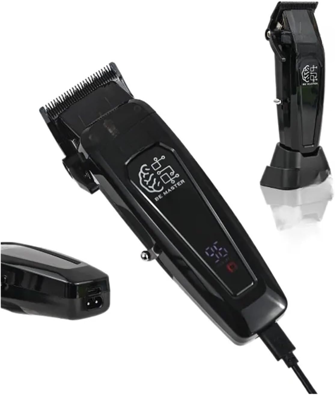 BRD-106 clipper on charging base with display