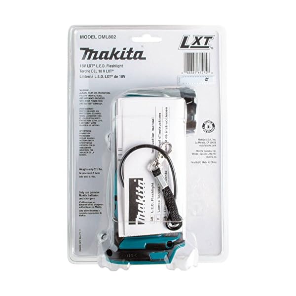 Makita DEBDML802 Akku-Lampe DML802, 20.8 x 37.3 x 7.4 cm – Bild 9