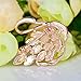 Merdia Noble Swan Brooch Pin for Women with Beautiful Created Cat's Eye