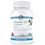 Nordic Naturals Pro Vitamin D3 Gummies, Wild Berry - 120 Gummies - 1000 IU Vitamin D3 - Great Taste - Healthy Bones, Mood & Immune System Function - Non-GMO - 120 Servings