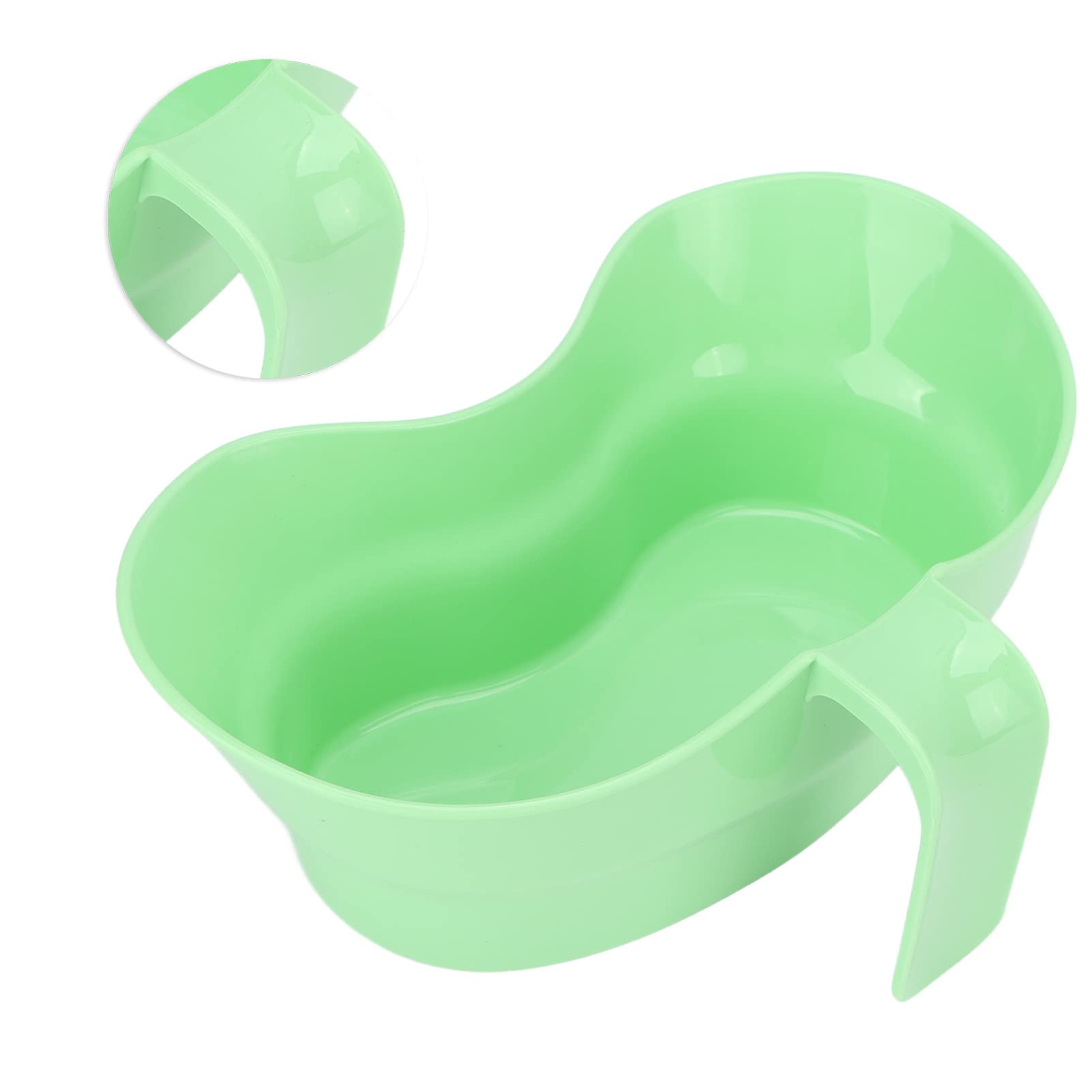 Yosoo Health Gear Bassin Vomi Forme Rein Plastique, Plateau Gobelet Patient Alité, Ergonomique Poignée Hôpital
