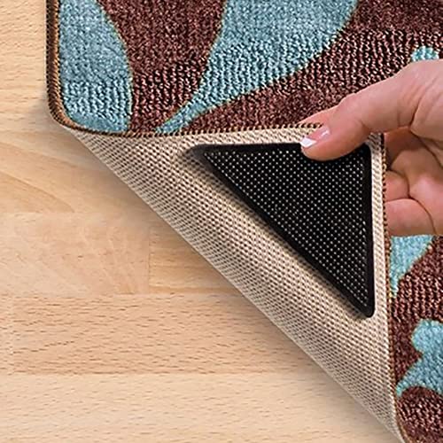 Kasituny 1 conjunto de pegador de tapete, fácil de usar, impermeável, couro sintético, antiondulação