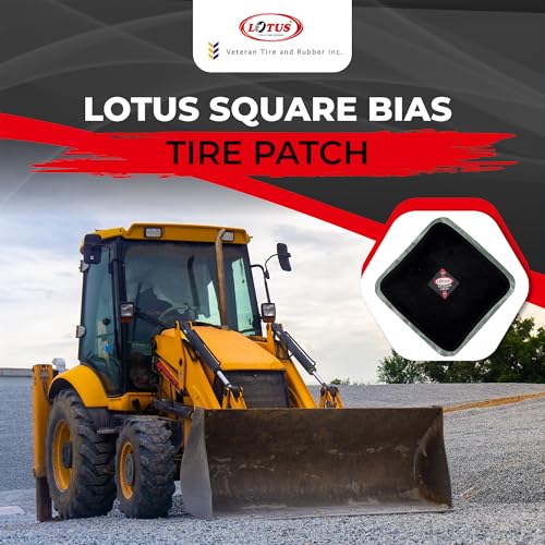 Image of Lotus Square Bias OTR /Earthmover Tire Patch SQ4 (11-1 /4 inchx11-1 /4)