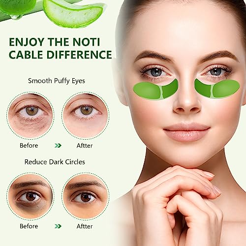 Pack of 60 eye pads, reusable anti-ageing eye pads against dark circles, moisturising eye mask, dark circles, eye patch, tear bags, wrinkles and puffiness with hyaluronic acid – Bild 6