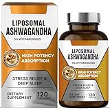 Ashwagandha Bio, 120 Count Végétalien Capsule, Sans Additifs, Pour Protéger Efficacement Votre Santé