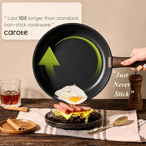 Image of CAROTE 33pcs Pots and Pans Non Stick, Cookware Sets Detachable Handle, Induction Kitchen Pots and Pans,NonStick Cooking Set, Oven /Dishwasher /Fridge Safe, Space Saving, Mothers Day Gifts