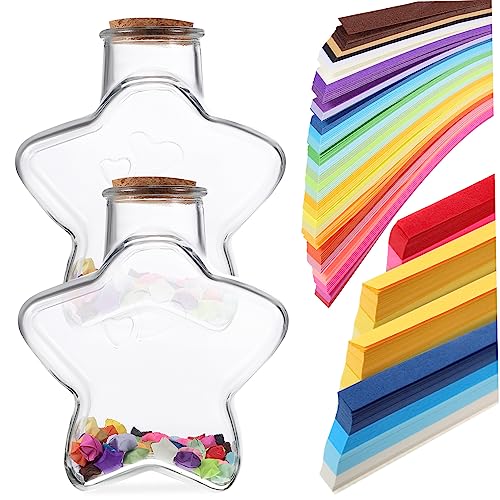 Flacons verre avec liège pour créer une décoration poétique chez soi