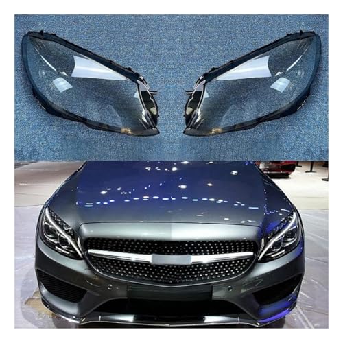 Abat-jour de phare Benz C200 W205 vitre transparente de remplacement contre les phares ternes