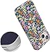 Casely iPhone 15 Case | Full Bloom | Navy Floral | Compatible with MagSafe | Classic Ultra Slim Design