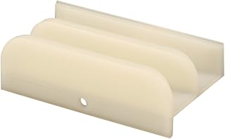 Prime-Line M 6219 Sliding Shower Door Bottom Guide, 1/2 In. Channels, Plastic Construction (Single Pack)