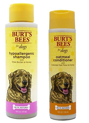 Burts Bees For Dogs Sensitive Skin Shampoo And Conditioner Bundle