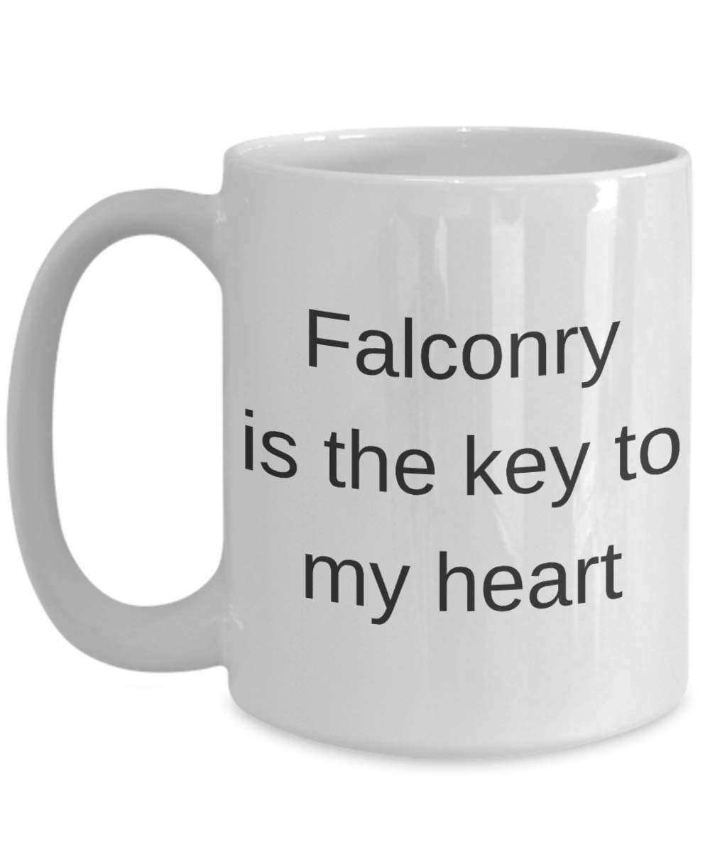 HollyWood & TwineFalconry is The Key to My Heart Falconry Gift Mug Ceramic Coffee Cup