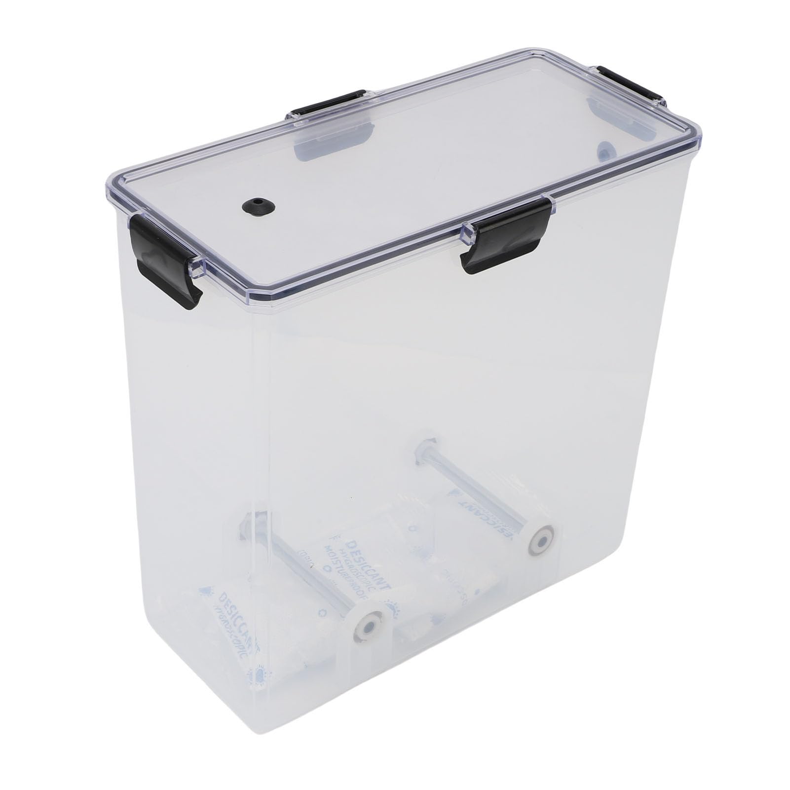 FTVOGUE 3D-Drucker-Filament-Trockenbox, ABS-Filament-Trocknerbox mit Rollspulenhalter, Hygrometer und Vakuumbeuteln, 10 X 5 X 9,33 Zoll, Zur Aufbewahrung von 3D-Druck-Filamenten