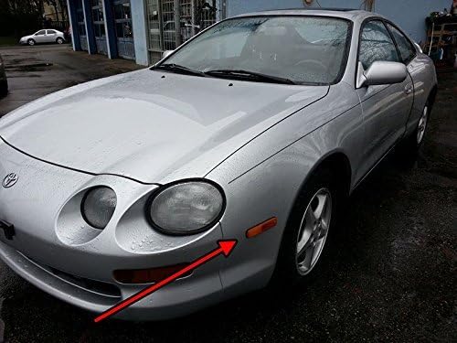 REVi MotorWerks DEPO Clear Front Bumper Side Marker Lights Set FIT for 1994-1999 Toyota Celica