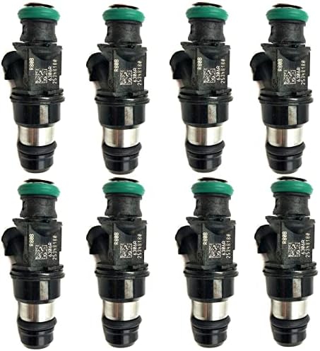 GzYcsFocusqp 8 Pcs Car fuel injector Compatible for G MC C adillac C hevrolet V8 4.8 5.3 8.1L 25176061 17113739 25348180