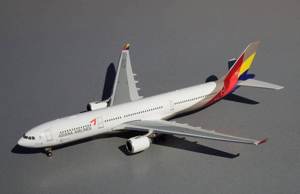 アシアナ航空 A330-323 Airlinertags UNICEFロゴ アシアナ航空 A330