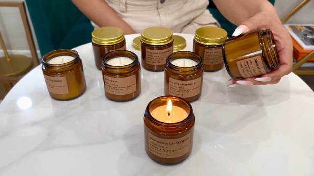 8 Pack Scented Candles Gift Set, Soy Wax,Long Lasting Amber Jar Candles,Perfect Candles Gifts Set for Women, Mum Gifts, Candles Gifts for Mother, Birthdays, Weddings, Christmas, Yoga, Bath - Image 8