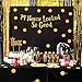 Pre-Strung 74 Never Looked So Good Gold Glitter Banner - 74th Birthday and Anniversary Decorations for Men and Women - Party Supplies and Gifts