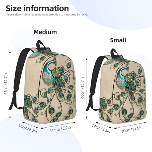 Mochila de día para fin de semana y portátil con estampado 4