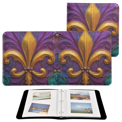 Álbum de fotos autoadhesivo Scrapbook DIY FLildon, encuadernador de 3 anillos, 40 páginas, 8x10 para recuerdo miniatura 2