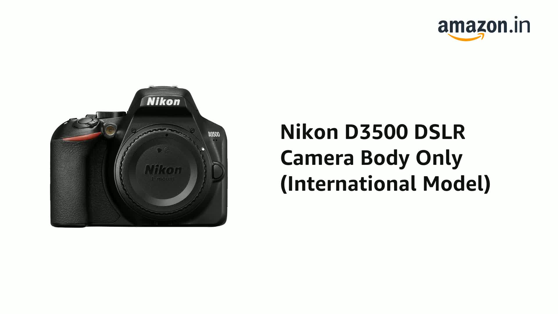 d3500 body only