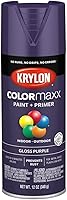 Vista 72 de Krylon K05562007 COLORmaxx Acabado transparente acrílico para uso en interiores y exteriores, color cristal satinado, 11 onzas (paquete de 1)