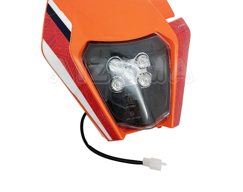 Amazon | オートバイヘッドライトsupermotoヘッドランプled