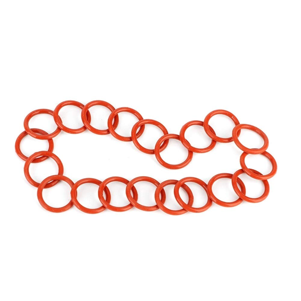 Broco 20pcs Tube Damper Anneaux en silicone for 12AX7 Fit 12AU7 12AT7 12BH7 EL84