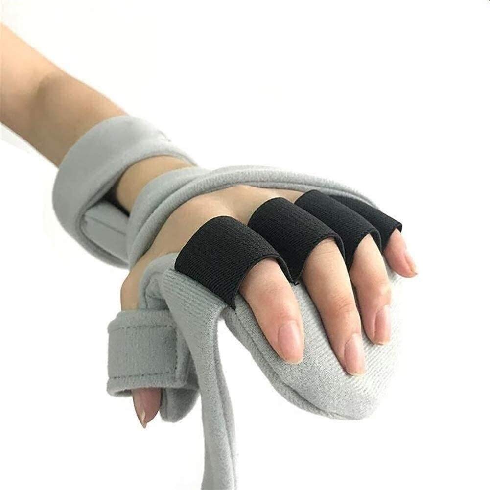 Stroke Hand Brace, Ruhen Handschienen Einstellbare Positionierung Brace Finger Orthesen for Schmerzen Tendinitis Verstauchung Knochenbruch Arthritis Luxation Handgelenkstütze mit Daumen Spica