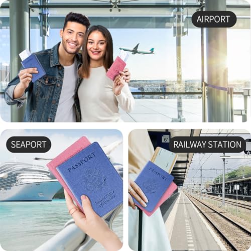 Image of Vaccination Passport Holder, Pink, 2pack