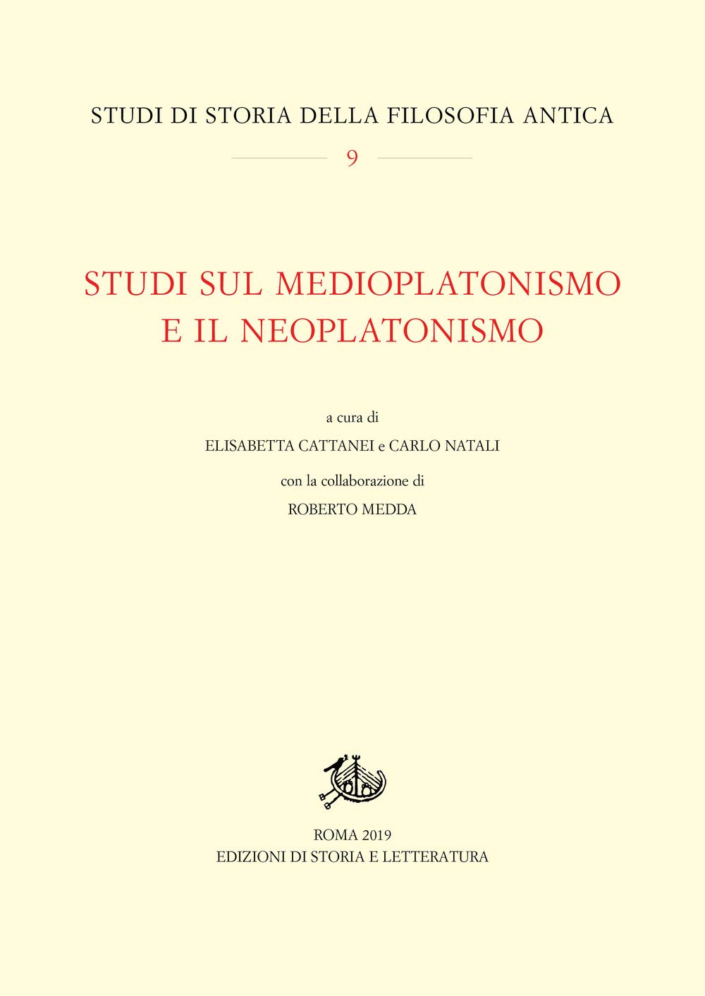 Studi Sul Medioplatonismo E Il Neoplatonismo - 4