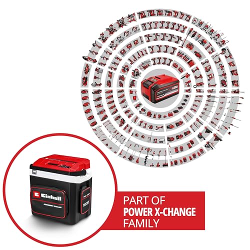 Einhell Akku-Kühlbox TE-COL 18/27 Li-Solo Power X-Change für Wanderausflüge und Outdoor-Activitäten - Kühlen und Warmhal
