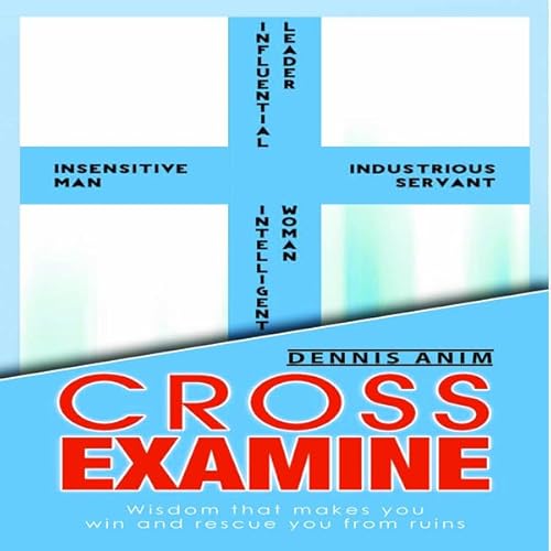 Cross Examine Audiolivro Por Dennis Anim capa