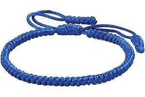 Beautifully Handcrafted Woven Adjustable Tibetan Blue Bracelets