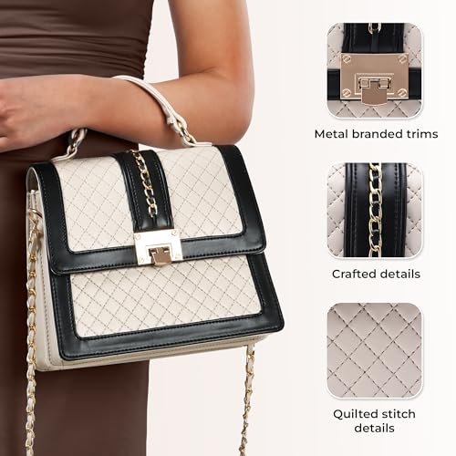 Image of Symbol Premium Women's Satchel Hand Bag crafted from Imported PU | Stylish | Ladies Purse