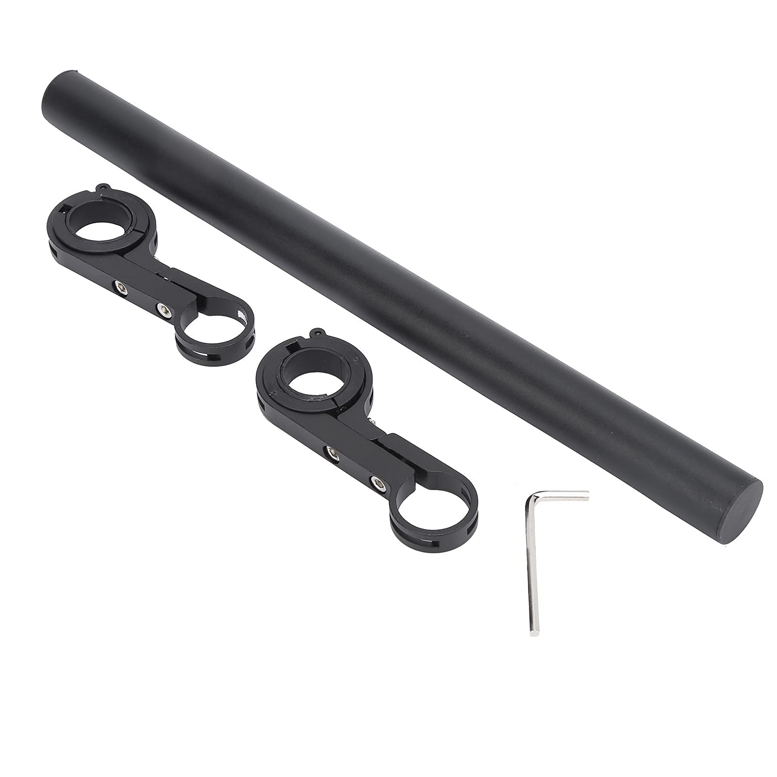 Ejoyous Przedłużenie kierownicy rowerowej 30 cm, przedłużenie kierownicy rowerowej ze stopu aluminium uchwyt przedłużający do prędkościomierza, latarki, urządzeń GPS 22,2-31,8 mm