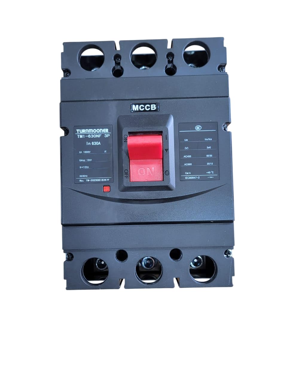 MCCB 3 Pole Miniature Circuit Breaker, C Type, 36kA, Three Phase Protection (63, Amps)-image-48