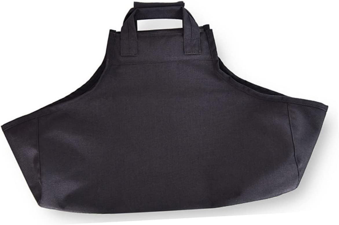 Canvas Firewood Carrier Bag Large Reusable Log Holder for Outdoor Camping Waterproof Oxford Cloth Firewood Storage Tote Handles