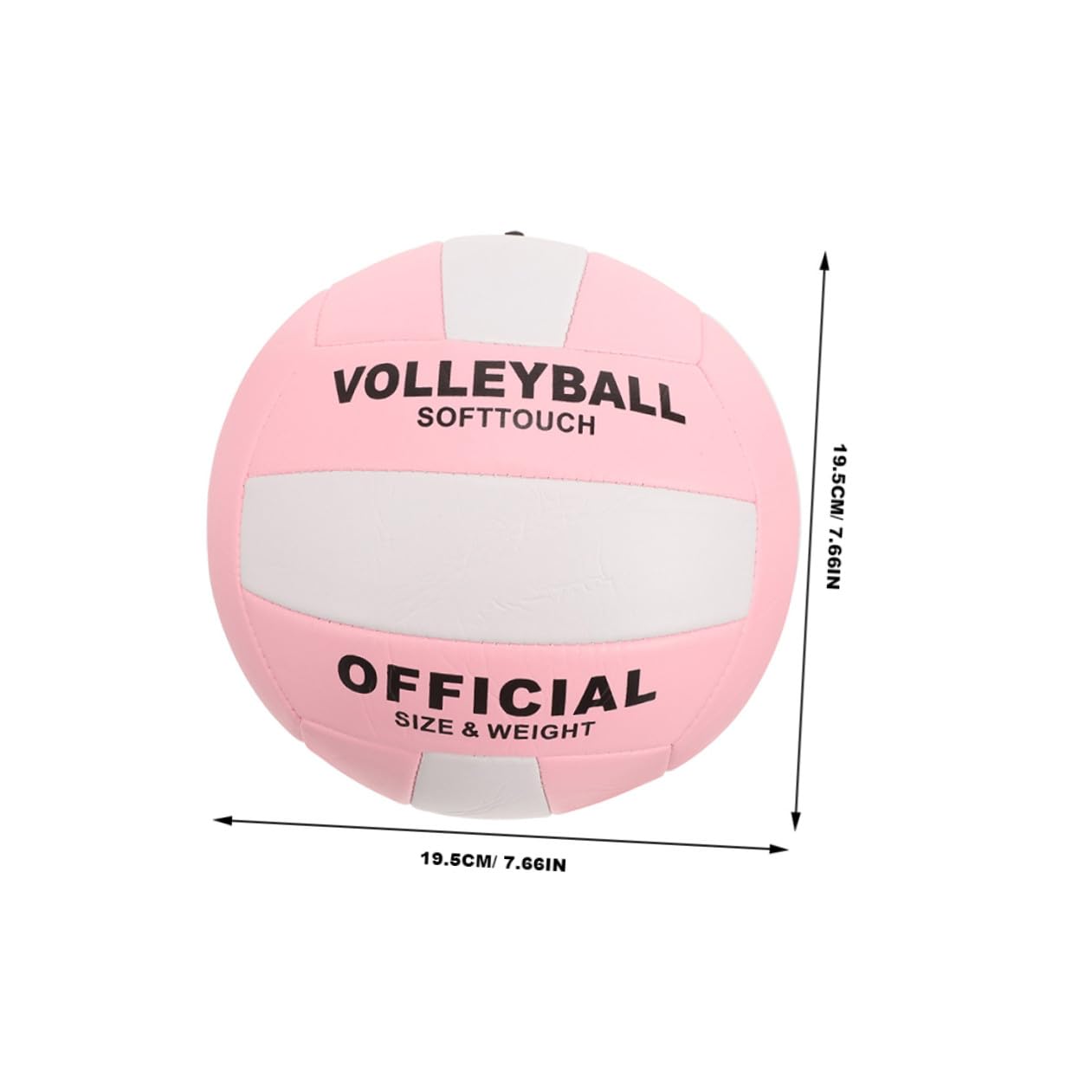 Anneome 2 Pezzi Pallavolo Morbida in Pu, Palla da Allenamento per Sessioni di Allenamento e Partite Indoor, Controllo Ottimale