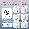 Hilmon Smoke Alarm Fire Detector,Battery Operated Photoelectric Smoke Detector with Test Button and Low Battery Warning, Fire Alarms Smoke Detectors for Home, 6 Pack #2