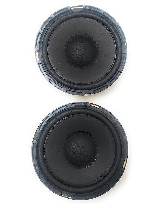 Generic Sp Electron 5" Inch Combo Woofer Audio Speaker 4Ohms 50W Hi Fi Coaxial Car Speaker Sound Bass Woofer Car Home Sound Box (Pack Of 2) - Black