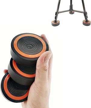 3 PCS Anti-Vibration Suppression Pads Diameter 7.6cm3" Telescope Mounts