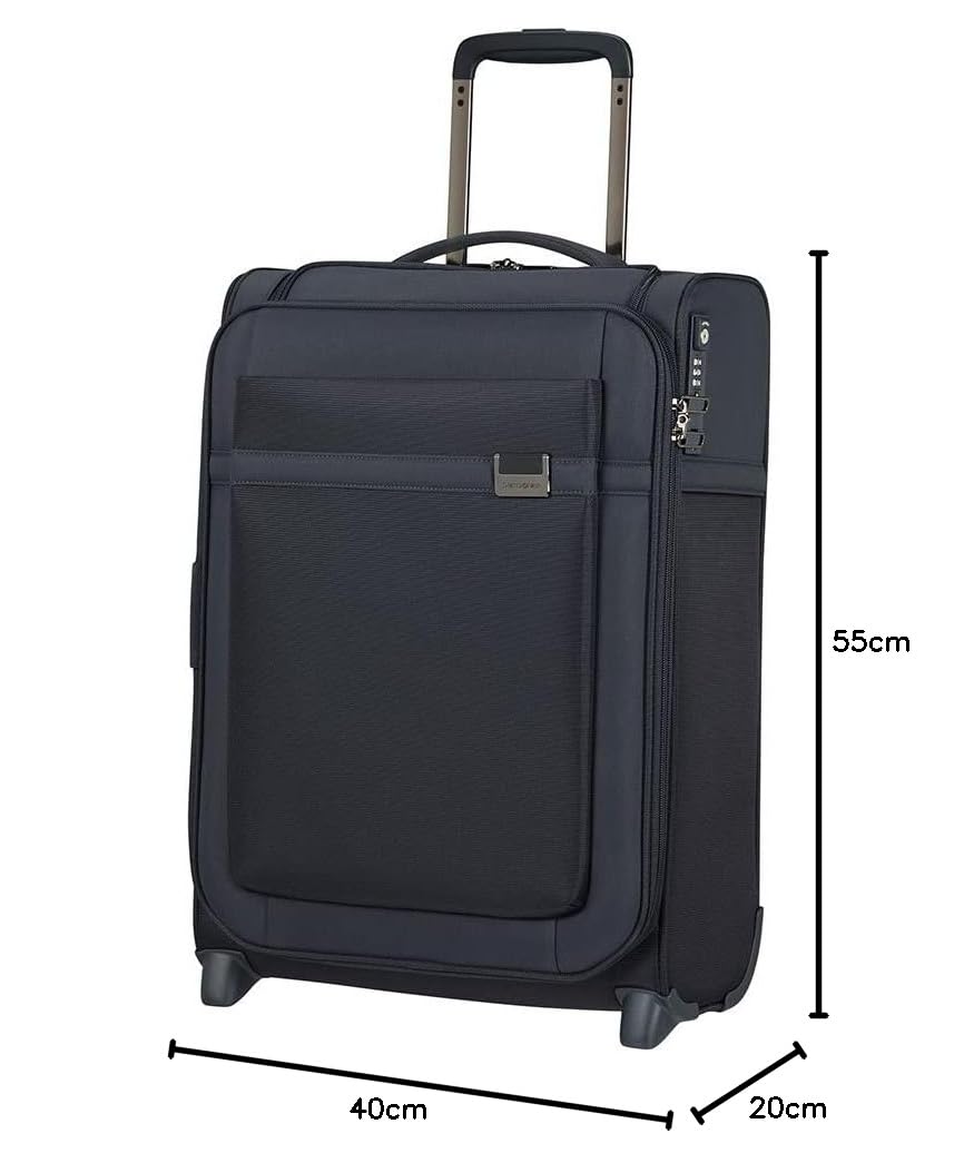 Samsonite Airea - Landizador de mano expandible de toppocket vertical, 55 cm, 41/46 L, azul (azul oscuro)